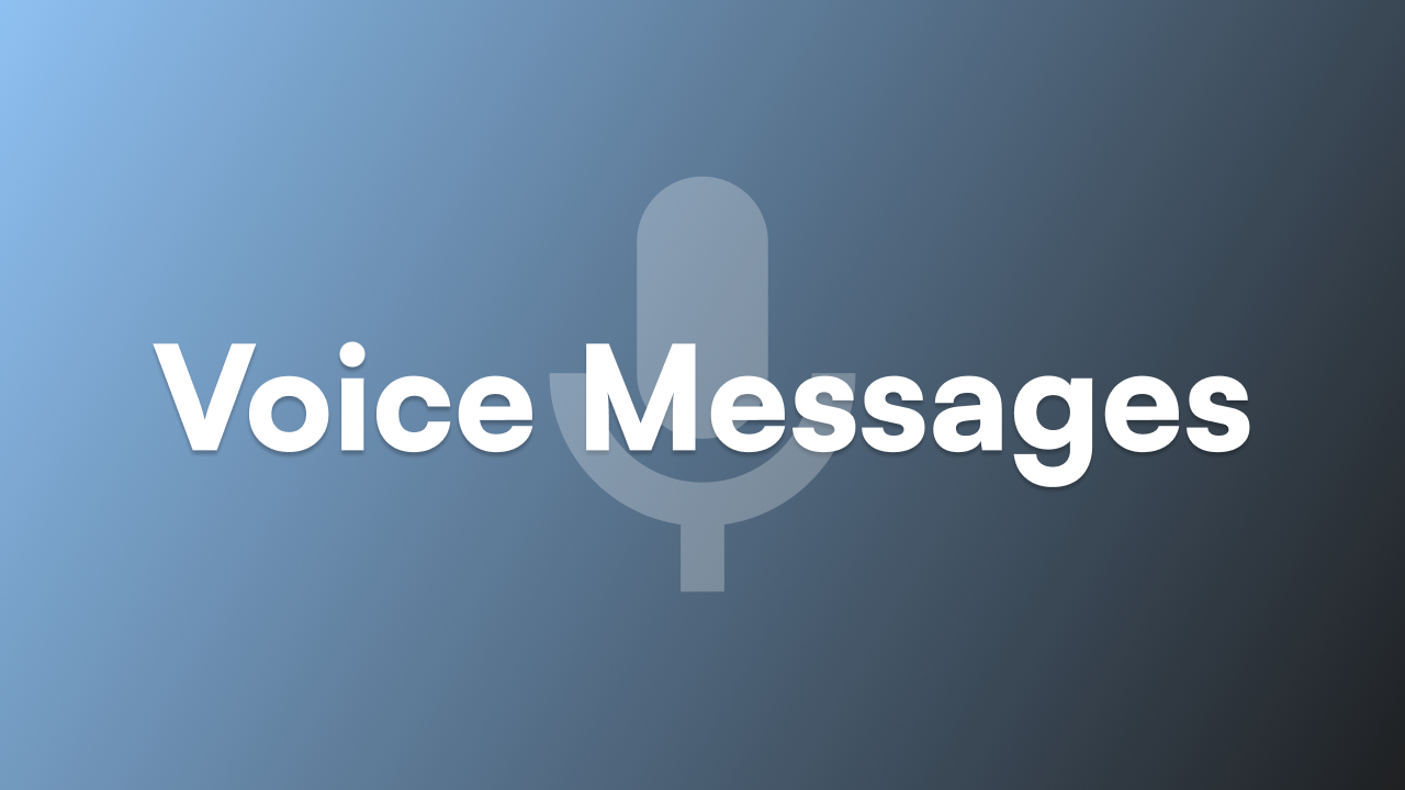 Quick notice on voice messages